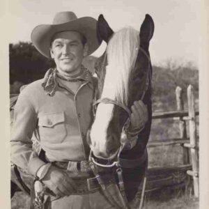REX ALLEN PERSONALITY SET, portrait stills, DEALERS LOT, Rex Allen
