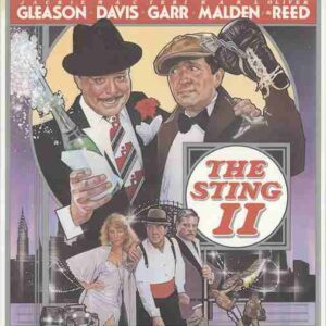 STING II, 1983, movie poster, DEALERS LOT, Jackie Gleason, Teri Garr, Karl Malden