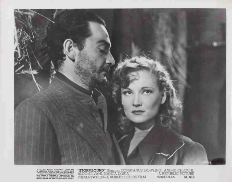 STORMBOUND, 1951, movie stills, DEALERS LOT, Constance Dowling