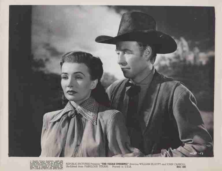 TEXAS UPRISING, 1953, movie stills, DEALERS LOT, Will Bill Elliott