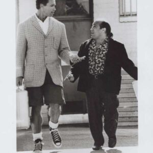 TWINS, 1988, movie still, DEALERS LOT
