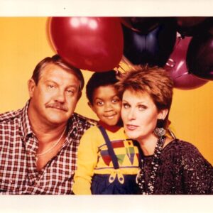 WEBSTER, TV photograph, Emmanuel Lewis, Alex Karras