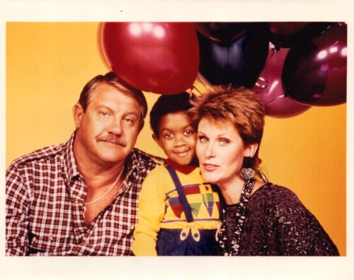 WEBSTER, TV photograph, Emmanuel Lewis, Alex Karras