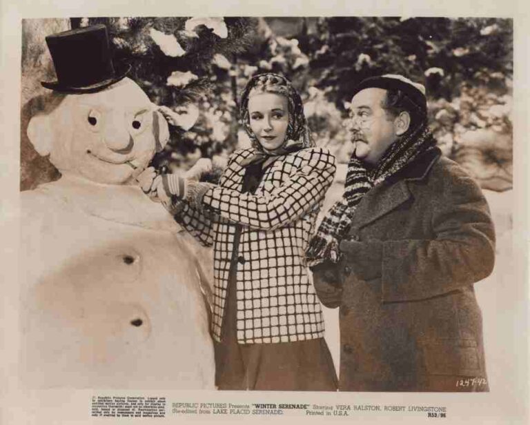 WINTER SERENADE, 8×10 movie still set, DEALERS LOT, Roy Rogers, William Frawley