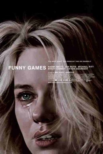 FUNNY GAMES, 2007, movie poster, DEALERS LOT, Naomi Watts, Tim Roth