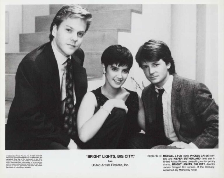 BRIGHT LIGHTS BIG CITY, 1988, movie stills, DEALERS LOT, Michael J. Fox