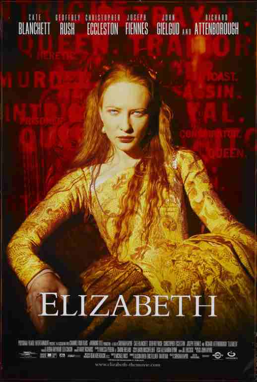ELIZABETH, 1998, mini sheet, DEALERS LOT, Cate Blanchett