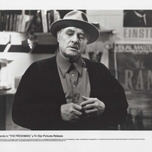 FRESHMAN, 1990, movie stills, DEALERS LOT, Marlon Brando