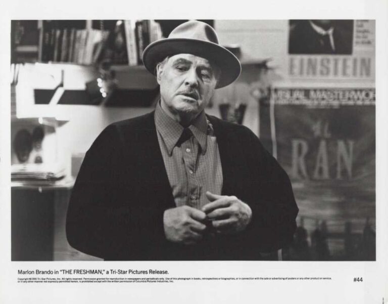 FRESHMAN, 1990, movie stills, DEALERS LOT, Marlon Brando