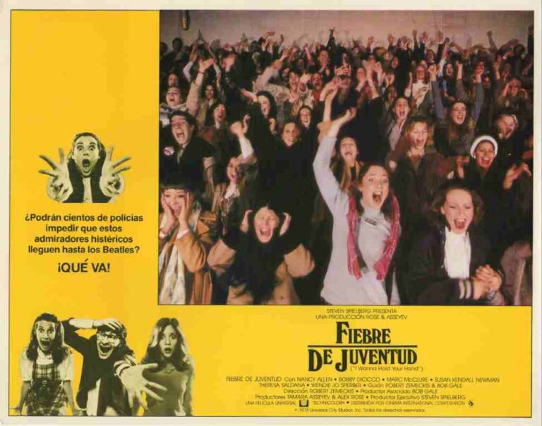 I WANNA HOLD YOUR HAND, 1978, lobby card set, DEALERS LOT, Nancy Allen