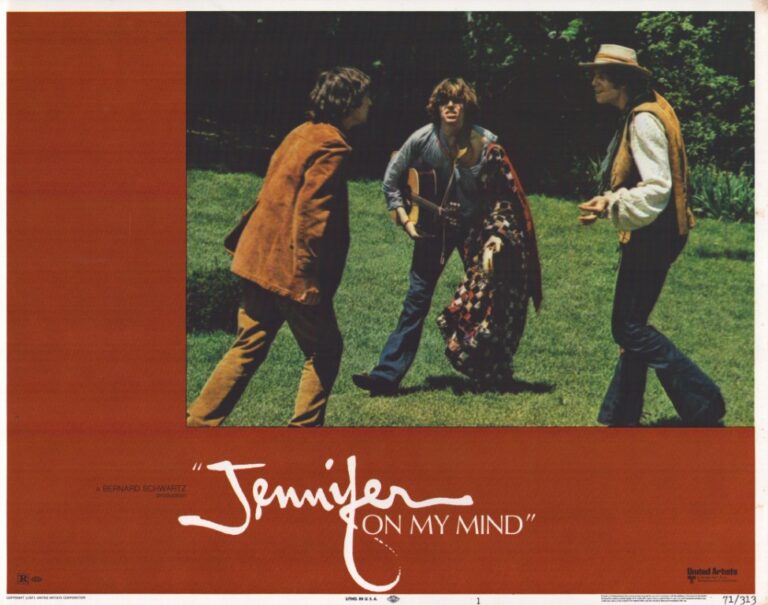 JENNIFER ON MY MIND, 1971, lobby card set, DEALERS LOT, Robert De Niro