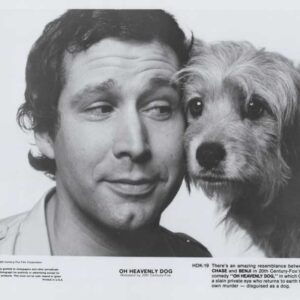 OH HEAVENLY DOG, 1980, movie stills, DEALERS LOT, Chevy Chase