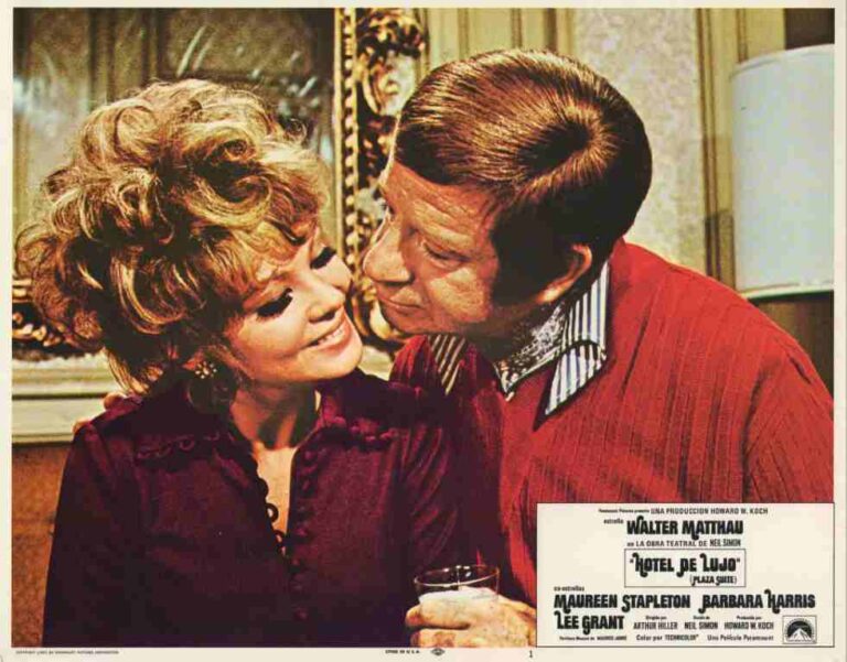 PLAZA SUITE, 1971, lobby card set, DEALERS LOT, Walter Matthau, Maureen Stapleton