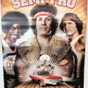 SEMI-PRO, 2008, foil poster, DEALERS LOT, Will Ferrell, Woody Harrelson
