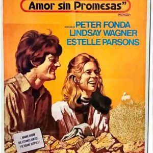 TWO PEOPLE, 1973, movie poster, DEALERS LOT, Peter Fonda, Lindsay Wagner