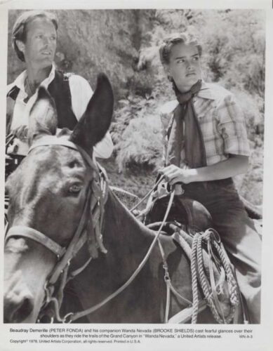 WANDA NEVADA, 1979, movie stills, DEALERS LOT, Brooke Shields, Peter Fonda