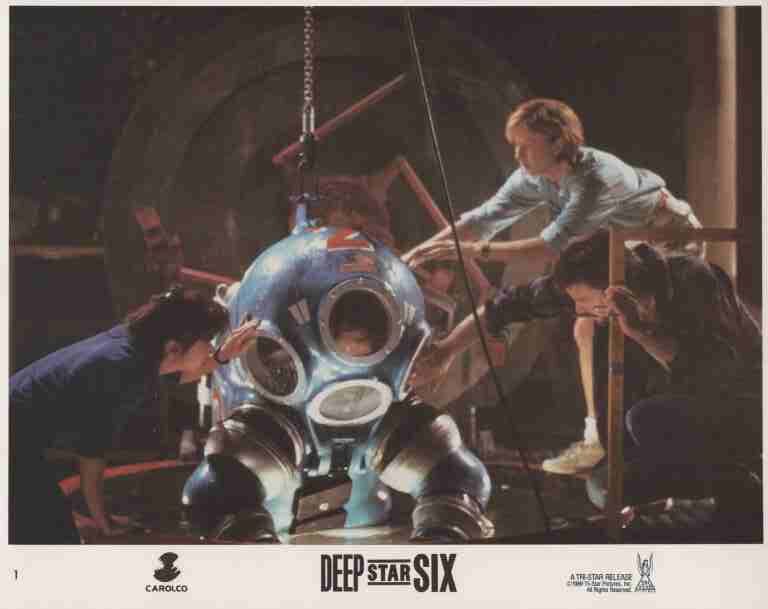 DEEP STAR SIX, 1989, mini lobby cards, Taurean Blacque, Miguel Ferer