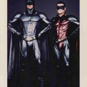 BATMAN FOREVER, 1995, color photographs, Val Kilmer, Jim Carrey