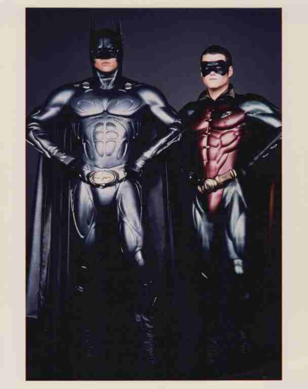 BATMAN FOREVER, 1995, color photographs, Val Kilmer, Jim Carrey