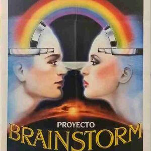 BRAINSTORM, 1983, Venezuelan one sheet, Christopher Walken, Natalie Wood