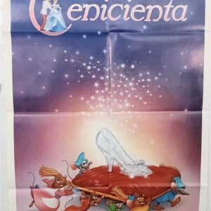 CINDERELLA, 1950, Spanish one sheet, Walt Disney animation