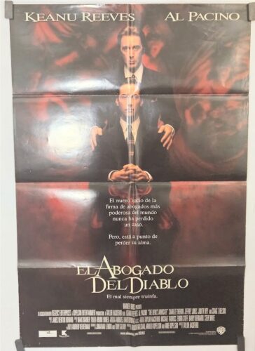 DEVILS ADVOCATE, 1997, one sheet, Al Pacino, Keanu Reeves