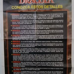 DRACULA, 1979, Spanish one sheet, Frank Langella, Laurence Olivier