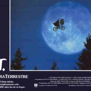 E.T. THE EXTRA TERRESTRIAL, 1982, Spanish lobby cards, Henry Thomas, Drew Barrymore
