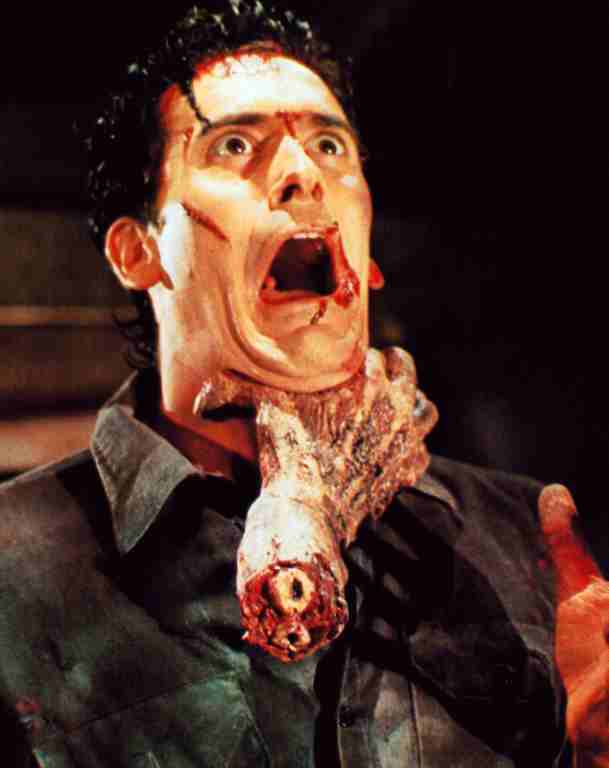 EVIL DEAD 2, 1988, Spanish lobby cards, Bruce Campbell