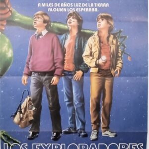 EXPLORERS, 1985, Spanish one sheet, Ethan Hawke, River Phoenix