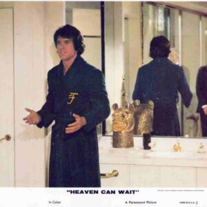 HEAVEN CAN WAIT, 1978, mini lobby cards, Warren Beatty, Julie Christie