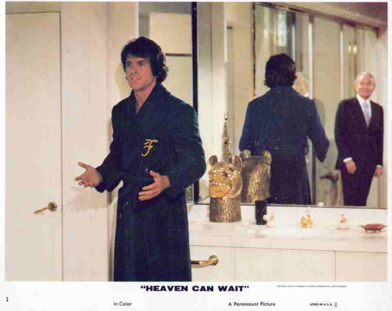 HEAVEN CAN WAIT, 1978, mini lobby cards, Warren Beatty, Julie Christie