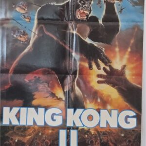 KING KONG LIVES, 1986, Columbian one sheet, Linda Hamilton, Brian Kerwin