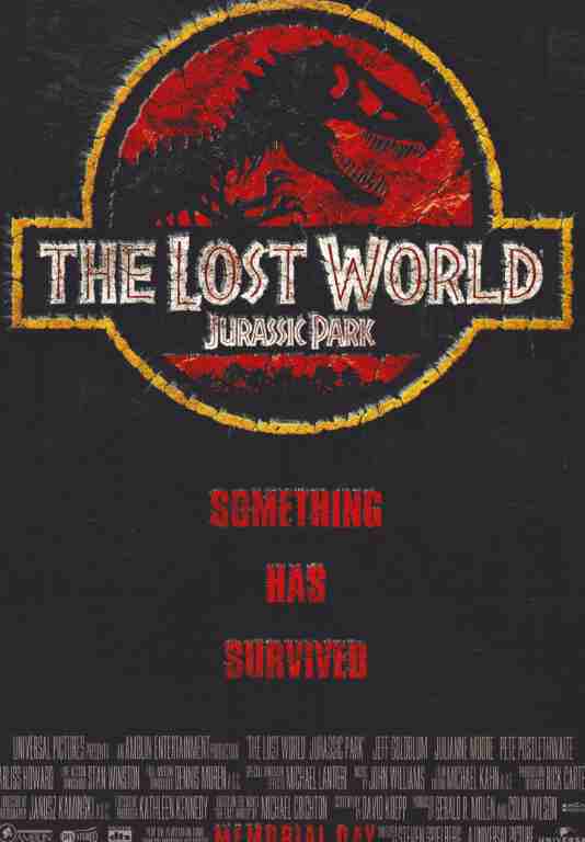 LOST WORLD: JURASSIC PARK, 1997, mini sheet, Jeff Goldblum