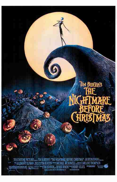 NIGHTMARE BEFORE CHRISTMAS, 1993, REPRINT, animation