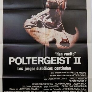 POLTERGEIST II, 1986, Venezuelan one sheet, Jobeth Williams, Craig T. Nelson