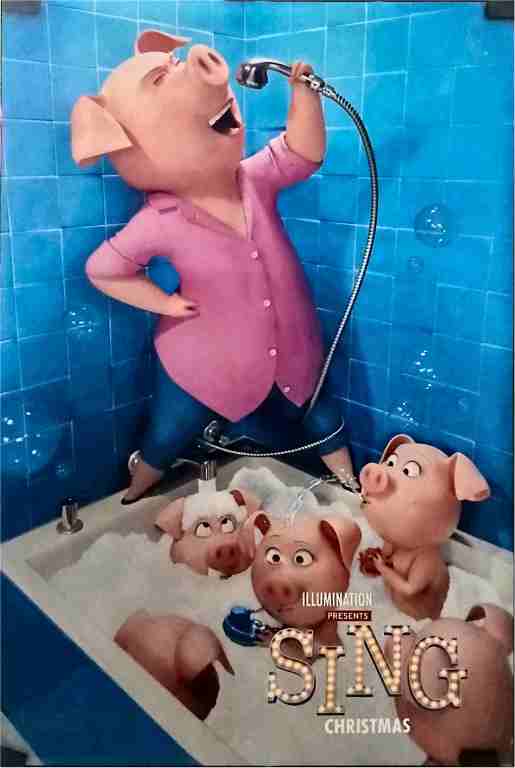 SING, 2016, one sheet teaser, Universal animation