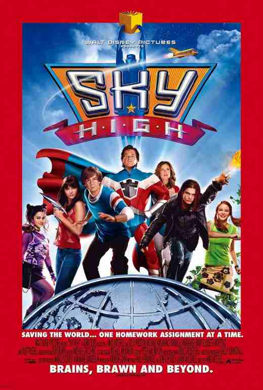 SKY HIGH, 2005, mini sheet, Kurt Russell, Kelly Preston