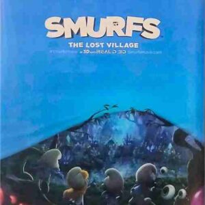 SMURFS THE LOST VILLAGE, 2017, one sheet adv., Sony Pictures animation
