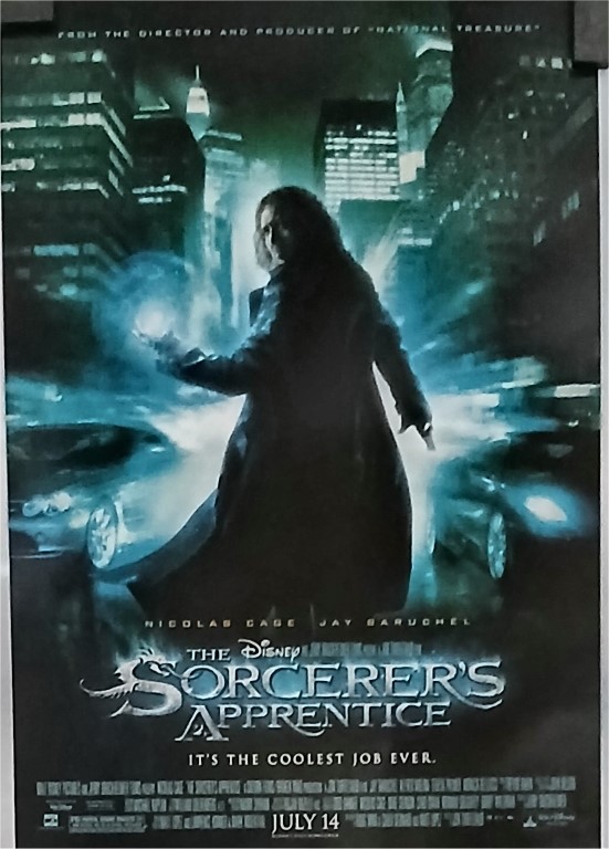 SORCERERS APPRENTICE, 2010, mini sheet, Nicolas Cage, Alfred Molina