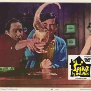 SPIRIT IS WILLING, 1967, lobby card set, John Astin, William Castle's girl ghosts