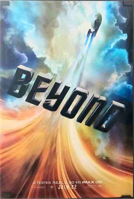 STAR TREK BEYOND, 2016, one sheet teaser, Chris Pine, Zachary Quinto