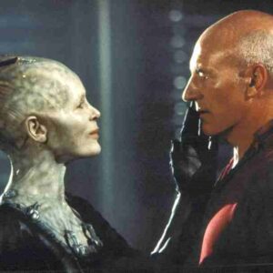 STAR TREK: FIRST CONTACT, 1996, color photographs, Patrick Stewart, Brent Spiner