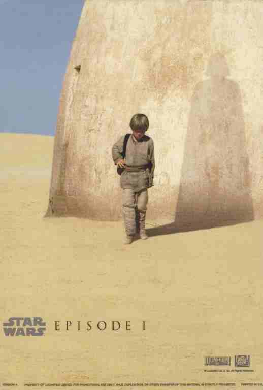 STAR WARS EPISODE 1, 1999, post cards-vert., Liam Neeson, Ewan McGregor
