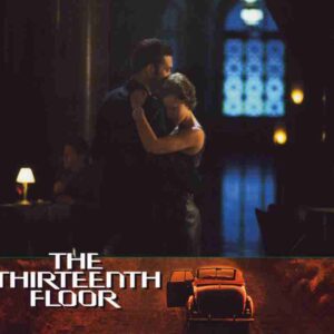 THIRTEENTH FLOOR, 1999, lobby card set, Vincent DOnofrio