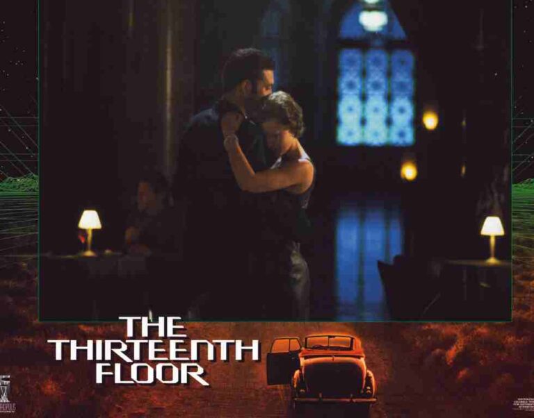 THIRTEENTH FLOOR, 1999, lobby card set, Vincent DOnofrio