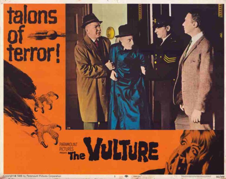VULTURE, 1966, lobby card set, Broderick Crawford, Robert Hutton