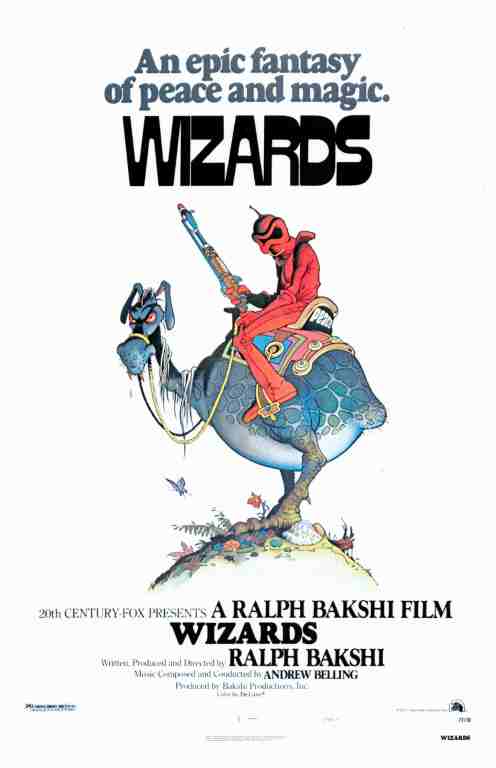 WIZARDS, 1977, REPRINT, Ralph Bakshi animation