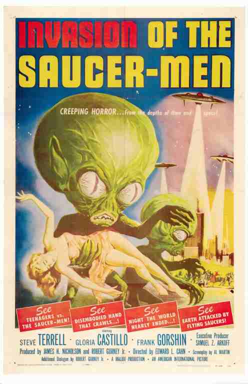 INVASION OF THE SAUCER MEN, 1957, REPRINT, Steven Terrell